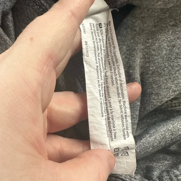 Bally Total Fitness size Large grey Leggings - Picture 3 of 3